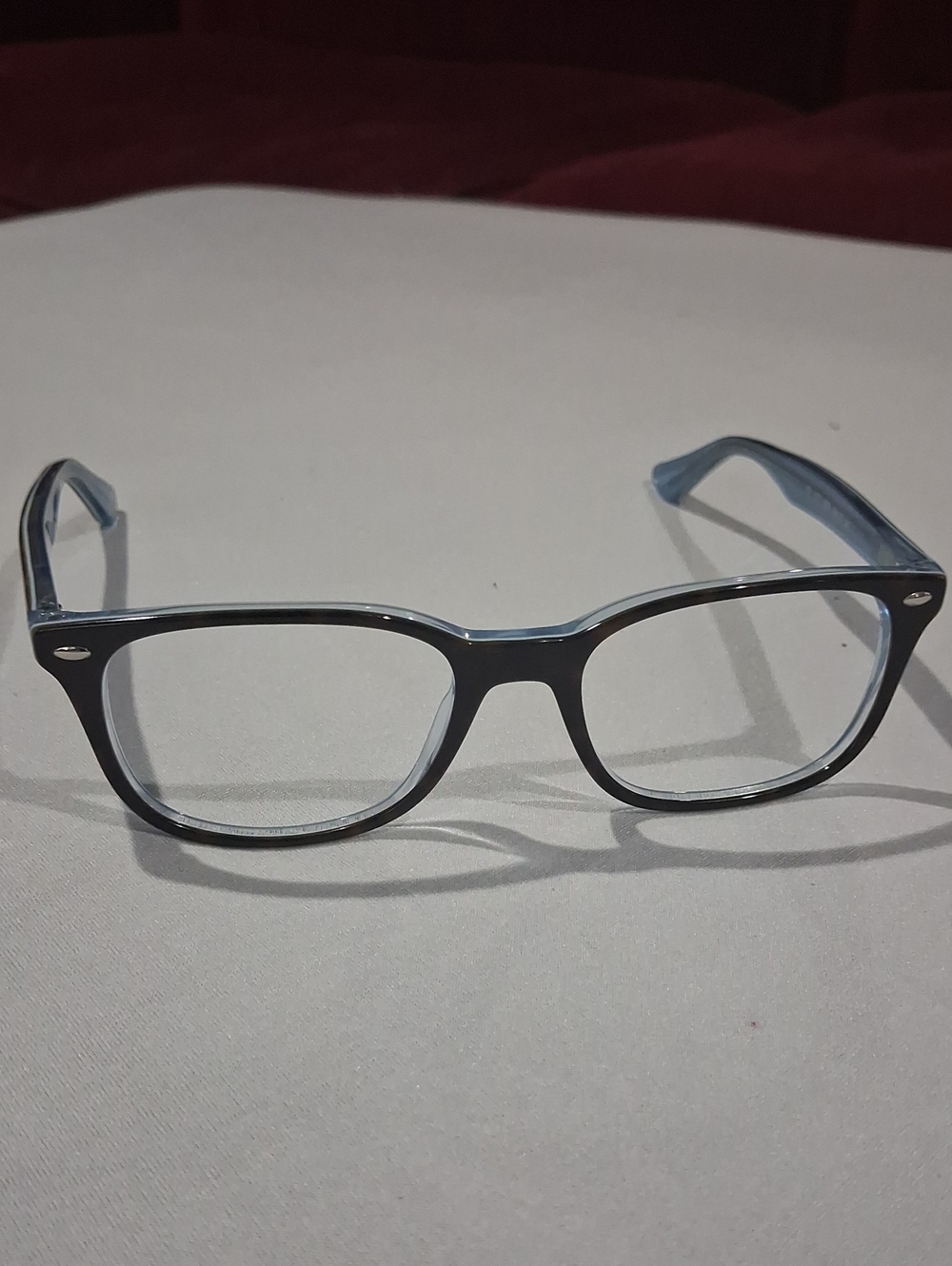 NWOT RXABLE Ray-Ban RB5375 Black & Blue Eyeglass Frames